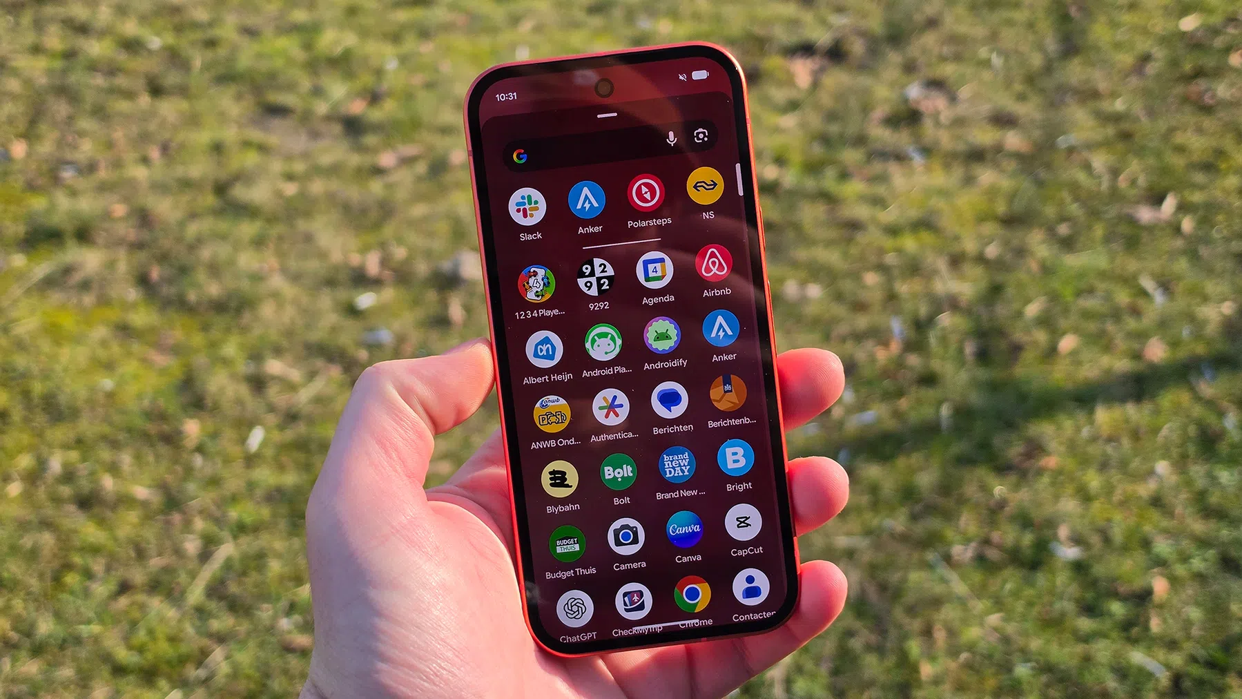 Google Pixel 10a review scherm